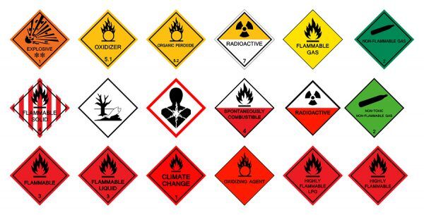 What’s the difference between hazchem and danger signs?